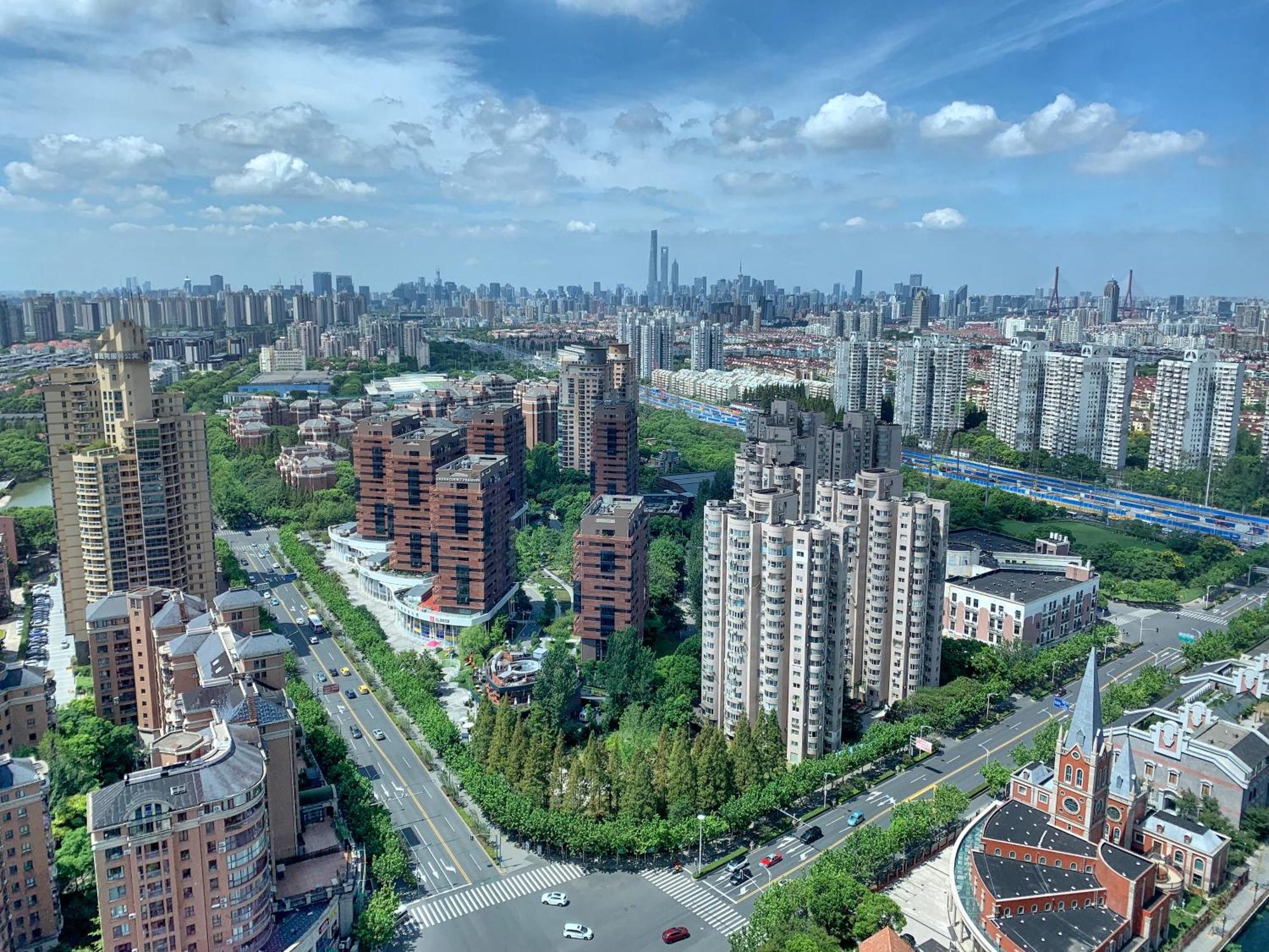 Shanghai Marriott Hotel Pudong East Kültér fotó