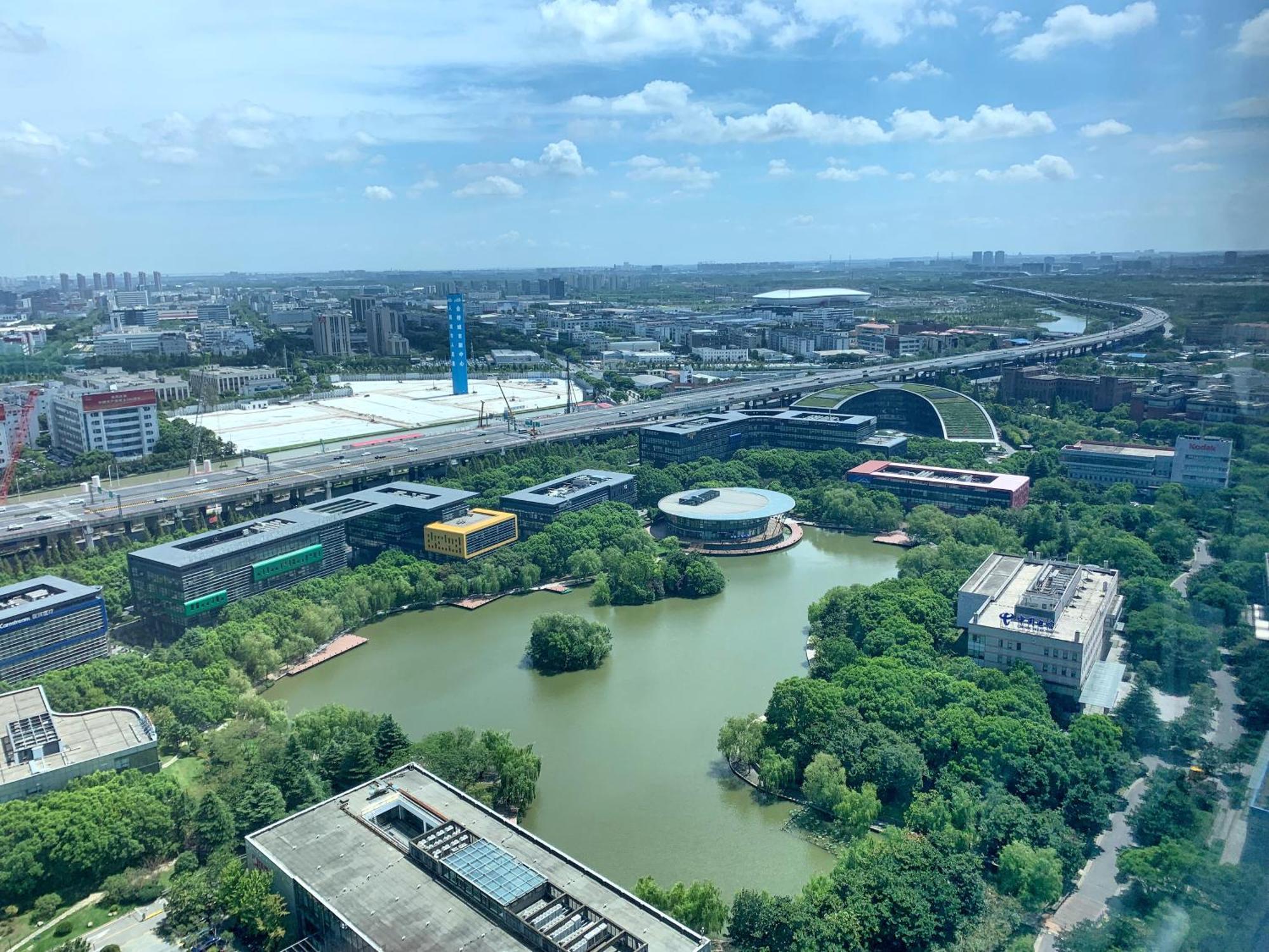 Shanghai Marriott Hotel Pudong East Kültér fotó