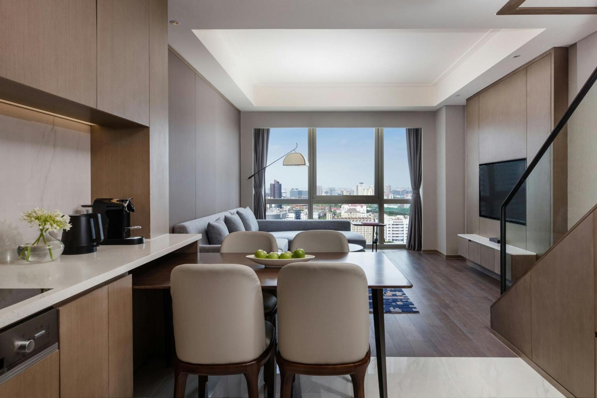 Shanghai Marriott Hotel Pudong East Kültér fotó
